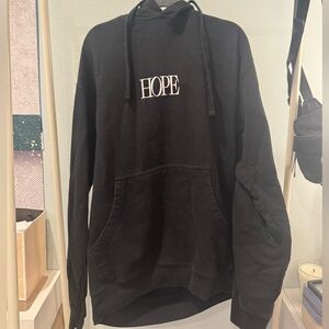 NF “HOPE” oversized black hoodie